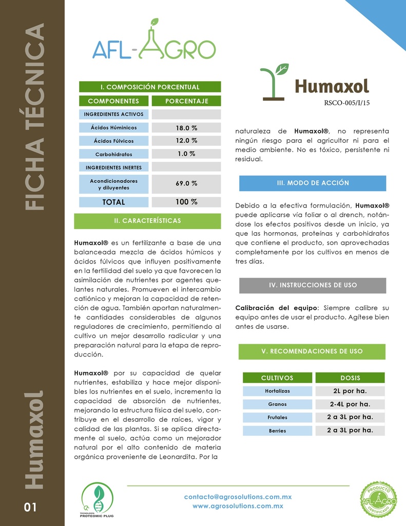 Ficha Técnica Humaxol