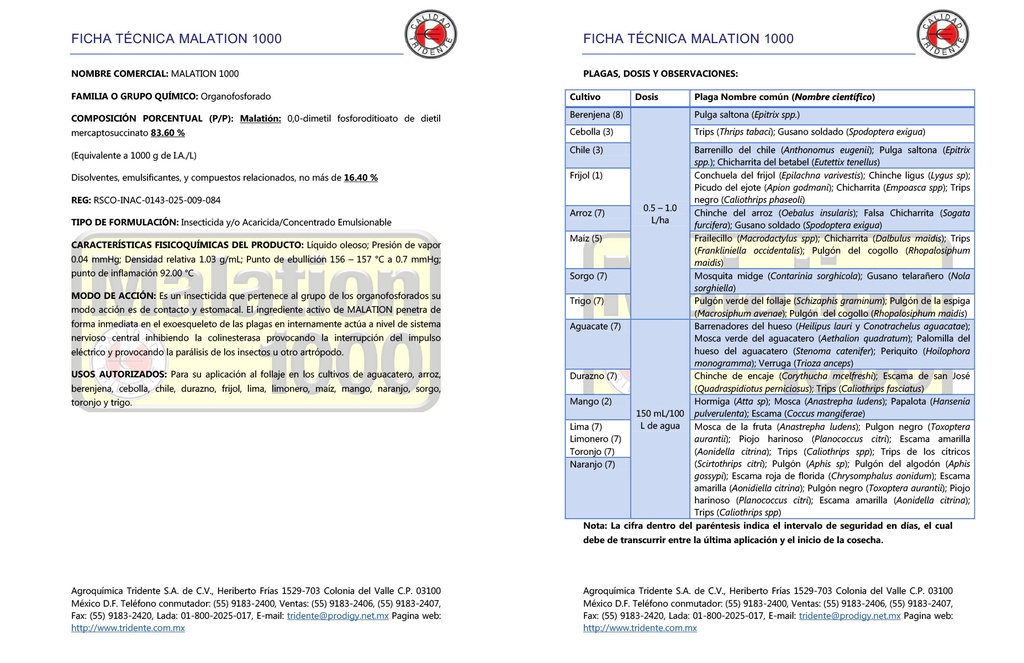 MALATION 1000 - 1L