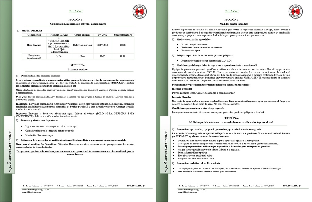 DIFARAT (BLOQUE PARAFINADO) - 1KG
