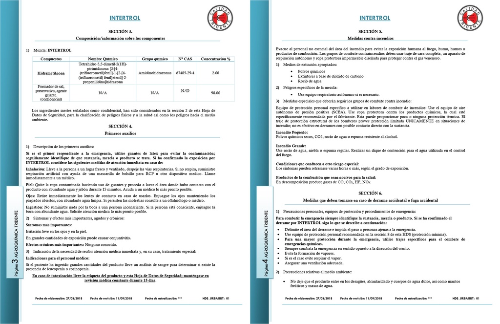 INTERTROL (AMIDINOHIDRAZONA) - JERINGA 30GR
