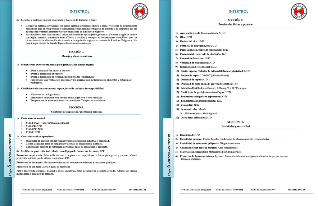 INTERTROL (AMIDINOHIDRAZONA) - JERINGA 30GR