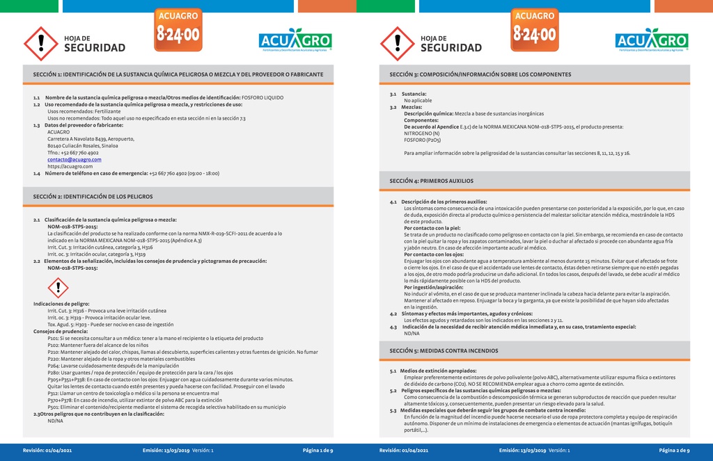 ACUAGRO 8-24-00 - 20L