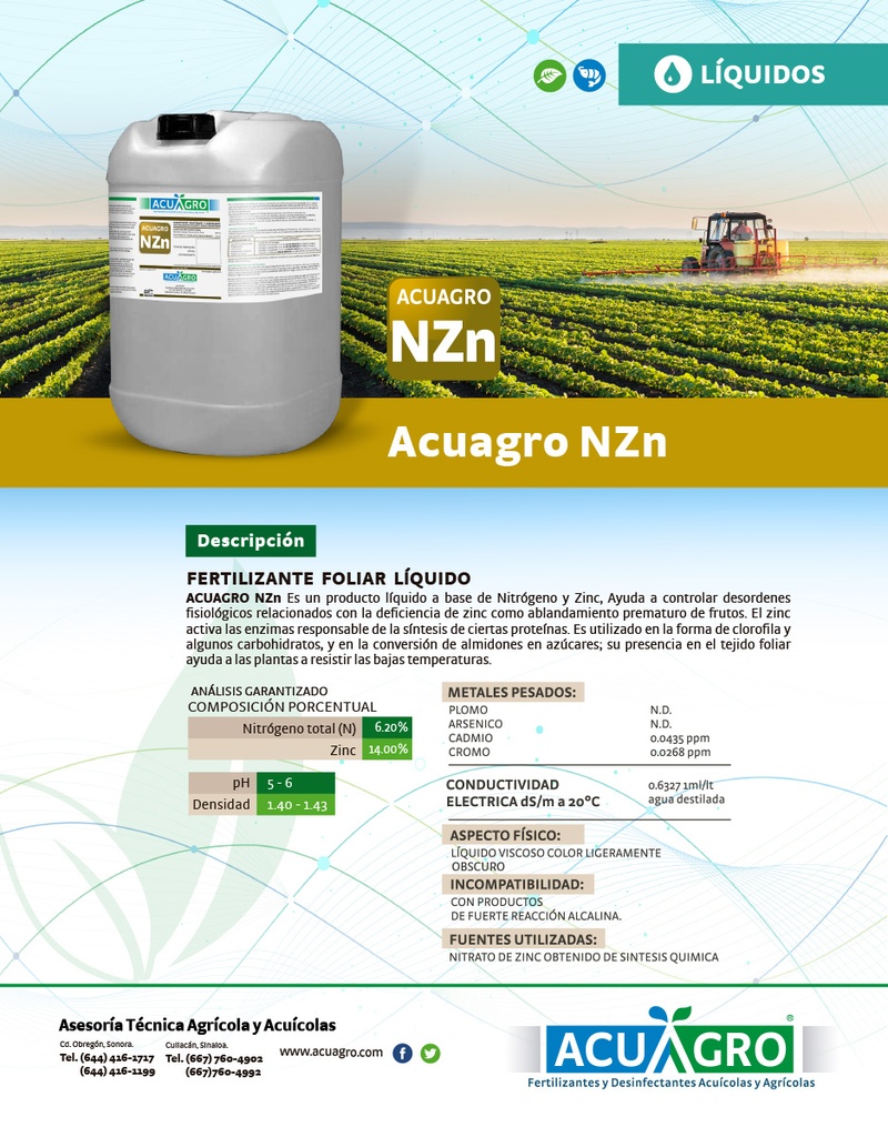ACUAGRO NZN - 20L