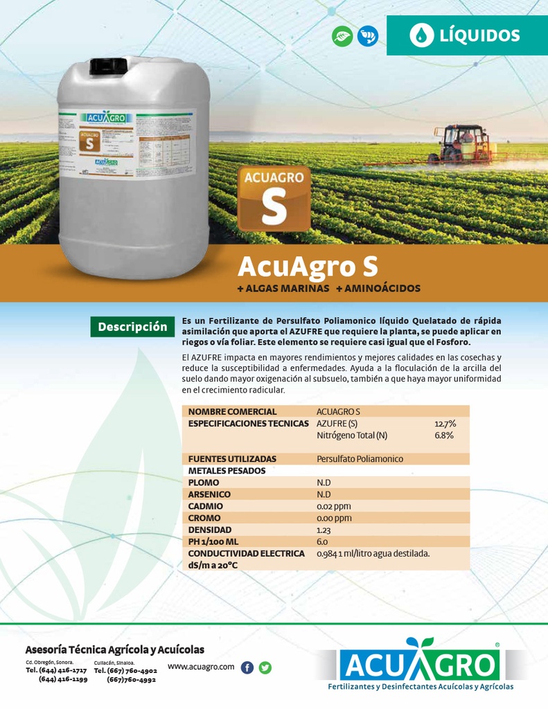 ACUAGRO S -20 L