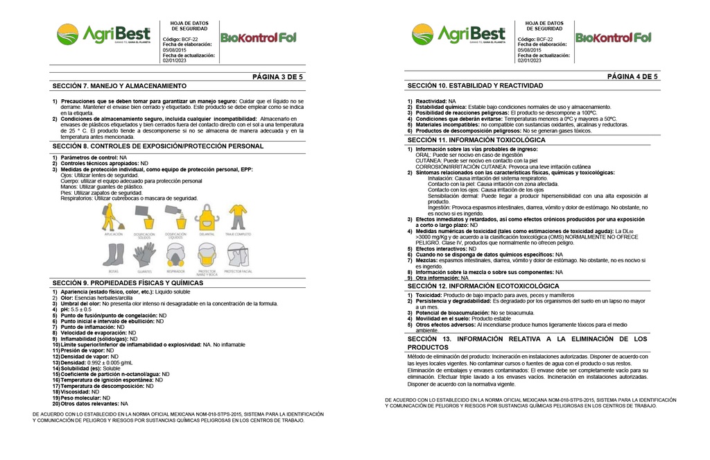 BIOKONTROL FOL - BOTELLA 1L