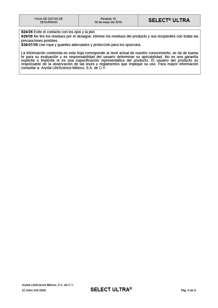 SELECT ULTRA (CLETHODIM) - BOTELLA 500ML