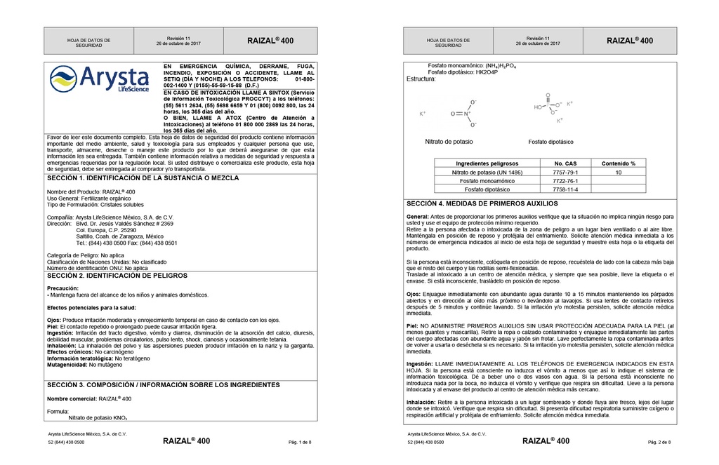 RAIZAL 400 - BOLSA 1 KG