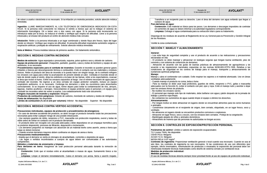 AVOLANT (FENPIROXIMATO) - BOTELLA 1 L