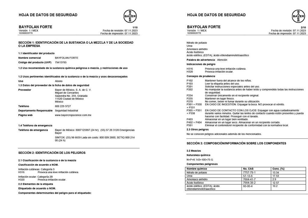 BAYFOLAN FORTE - 1L
