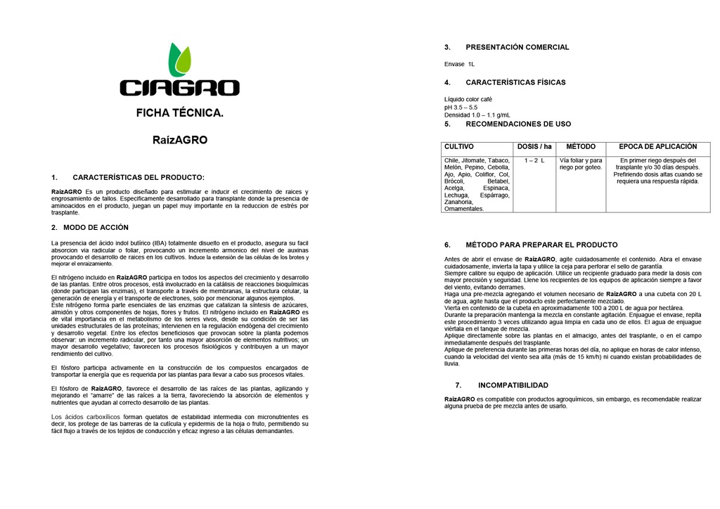 RAIZAGRO - 1L