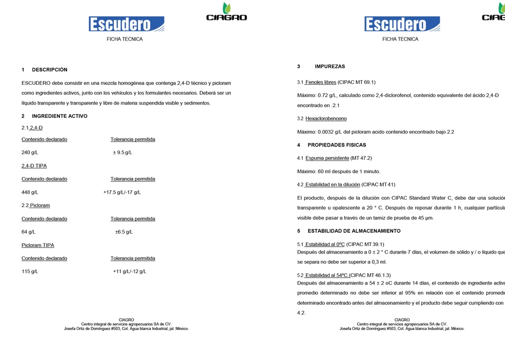 ESCUDERO - BOTELLA 950ML