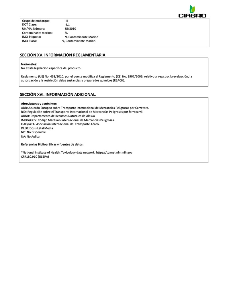 OXISUL (AZUFRE+OXIC DE CU) - 1L