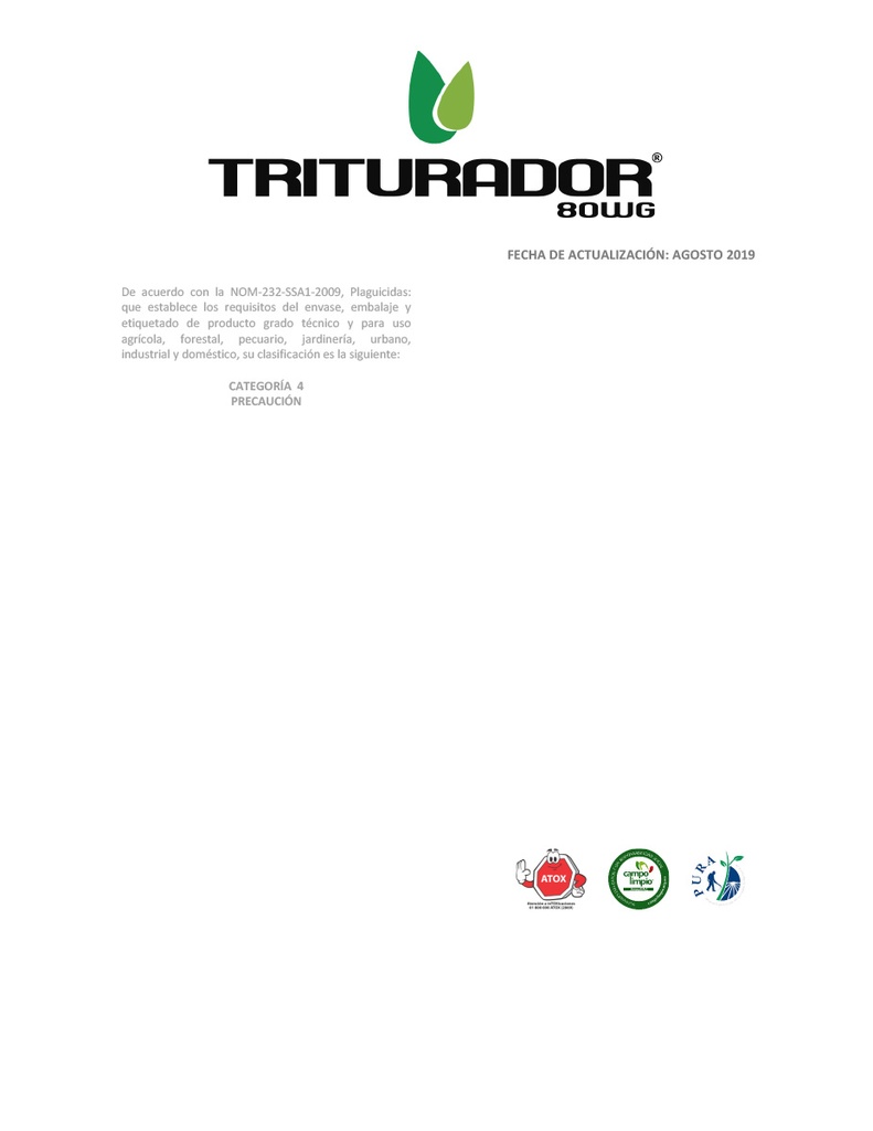 TRITURADOR 80 WG (FOSETIL ALUMINIO) - BOLSA 1 KG