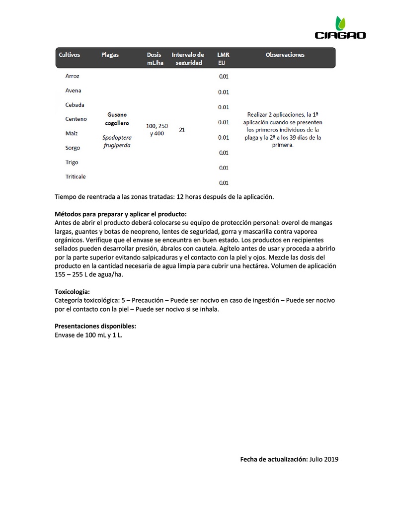 UKU (BENZOATO DE EMAMECTINA) - 100ML