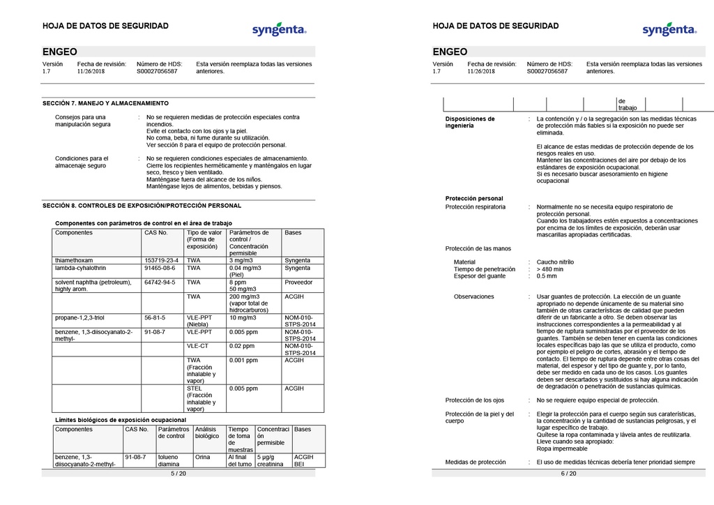 ENGEO 247SC (LAMBDACIALOTRIN+TIAMETOXAM) - BOTELLA 200ML