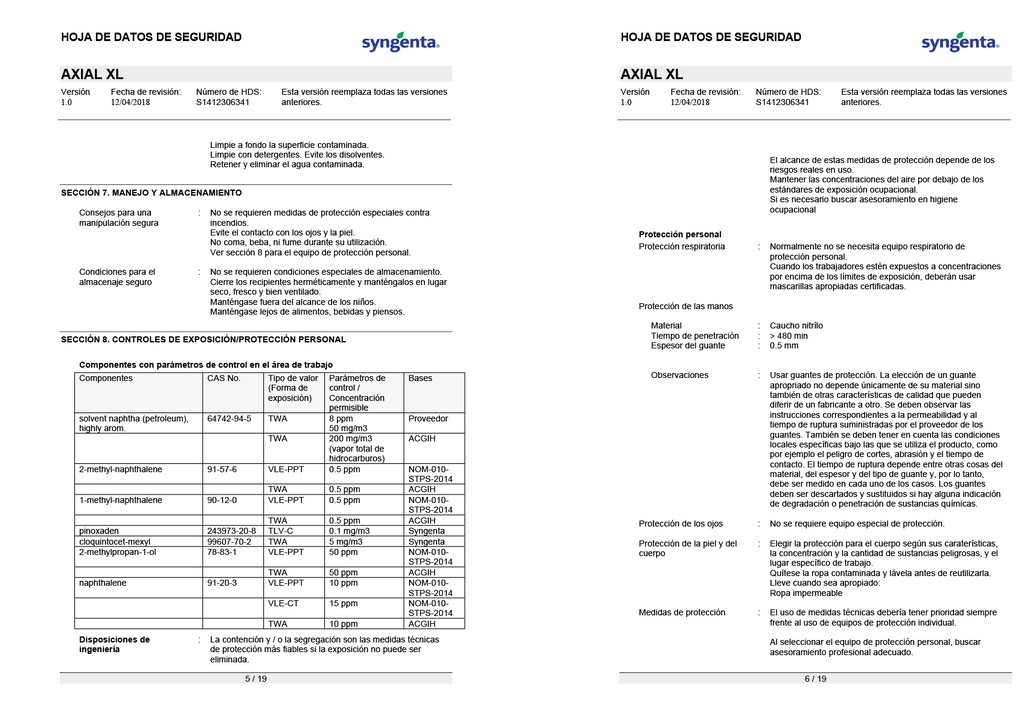 AXIAL XL (PINOXADEN) - BOTELLA 1L
