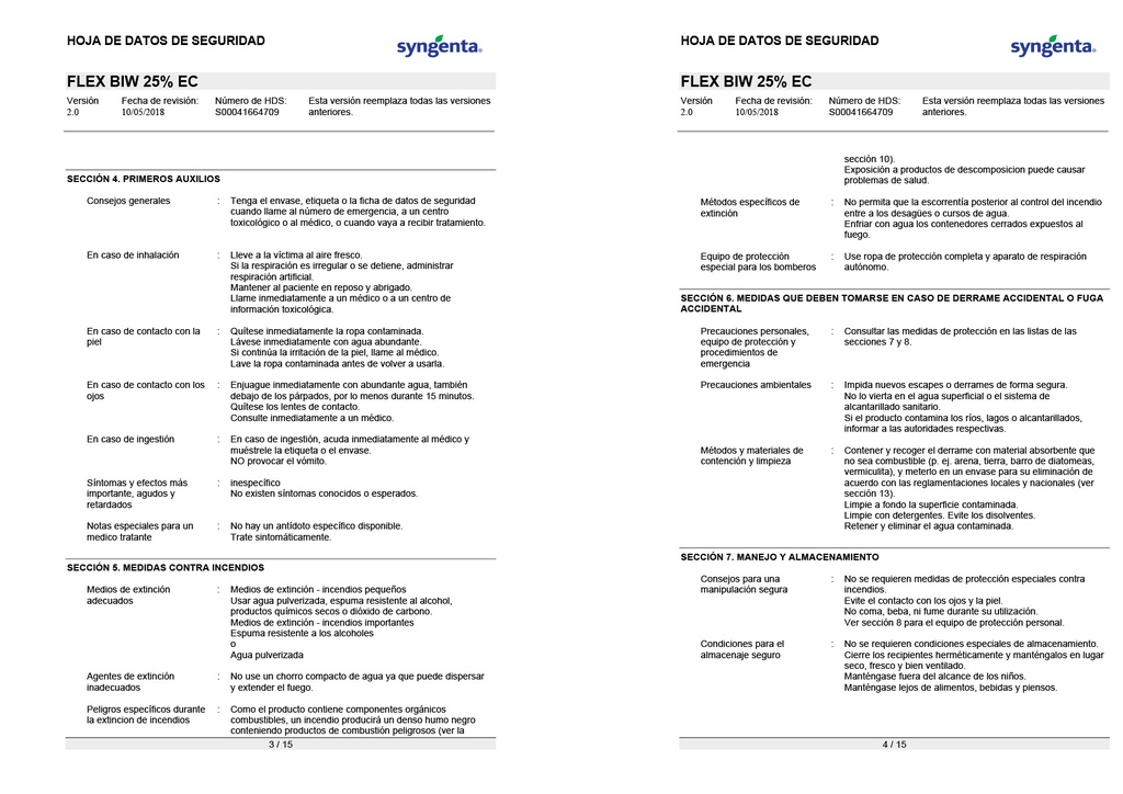 FLEX BIW (FOMESAFEN) - BOTELLA 1L