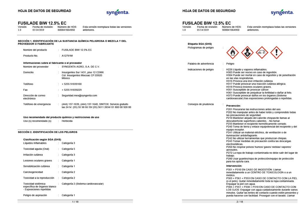 FUSILADE BIW (FLUAZIFOP) - BOTELLA 1L