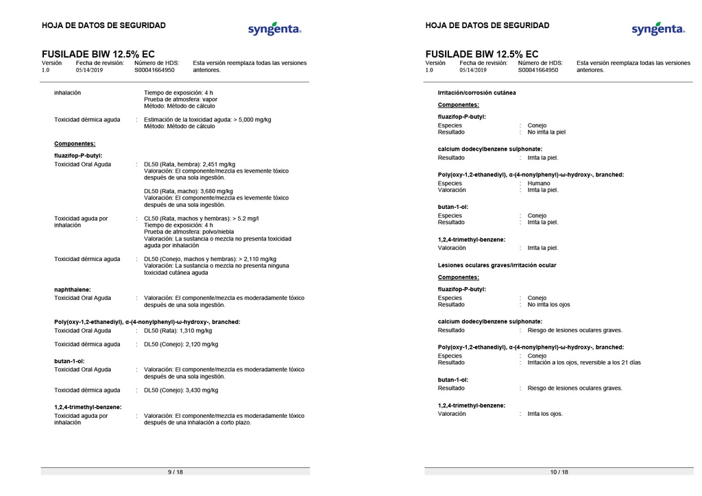 FUSILADE BIW (FLUAZIFOP) - BOTELLA 1L