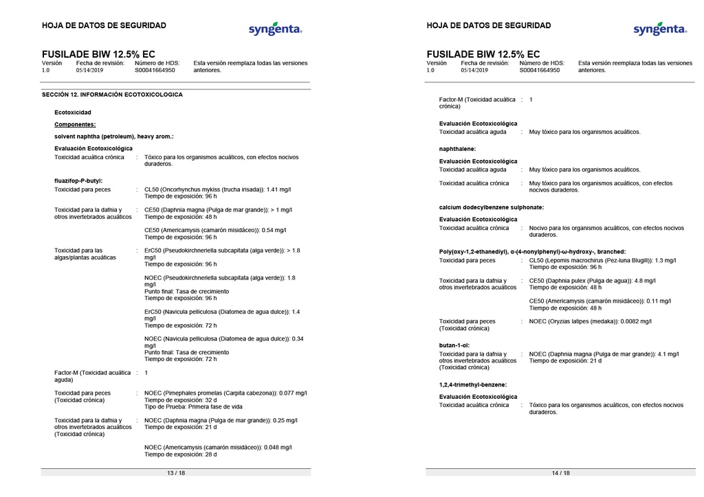 FUSILADE BIW (FLUAZIFOP) - BOTELLA 1L