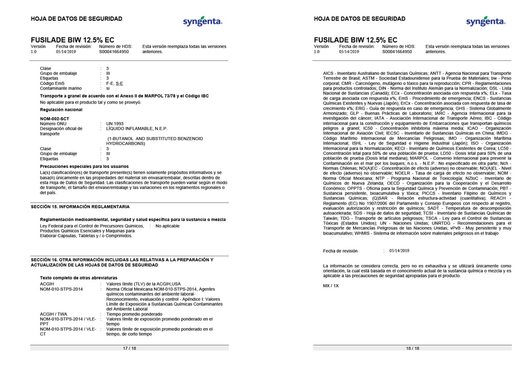 FUSILADE BIW (FLUAZIFOP) - BOTELLA 1L