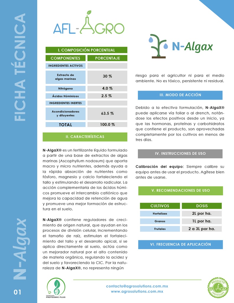Mejorador N-Algax - 500ml