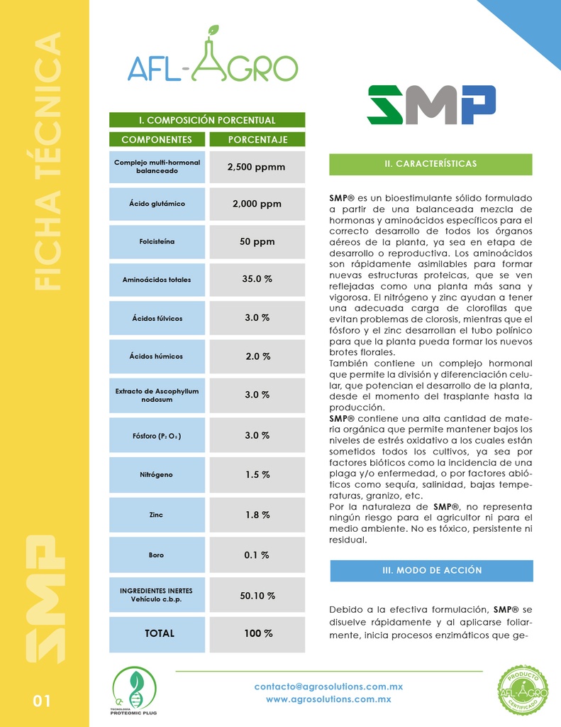 SMP Bioestimulante Solido - 10kg