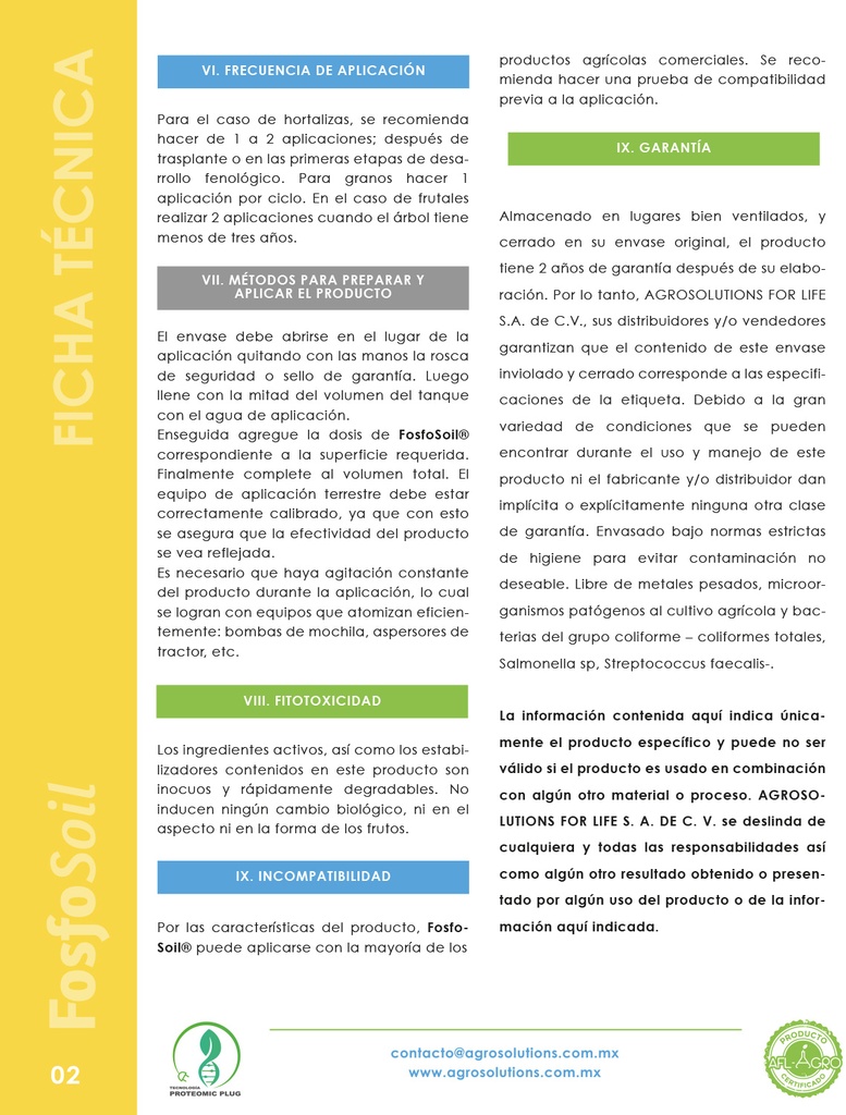 FOSFOSOIL - BOTELLA 1 L