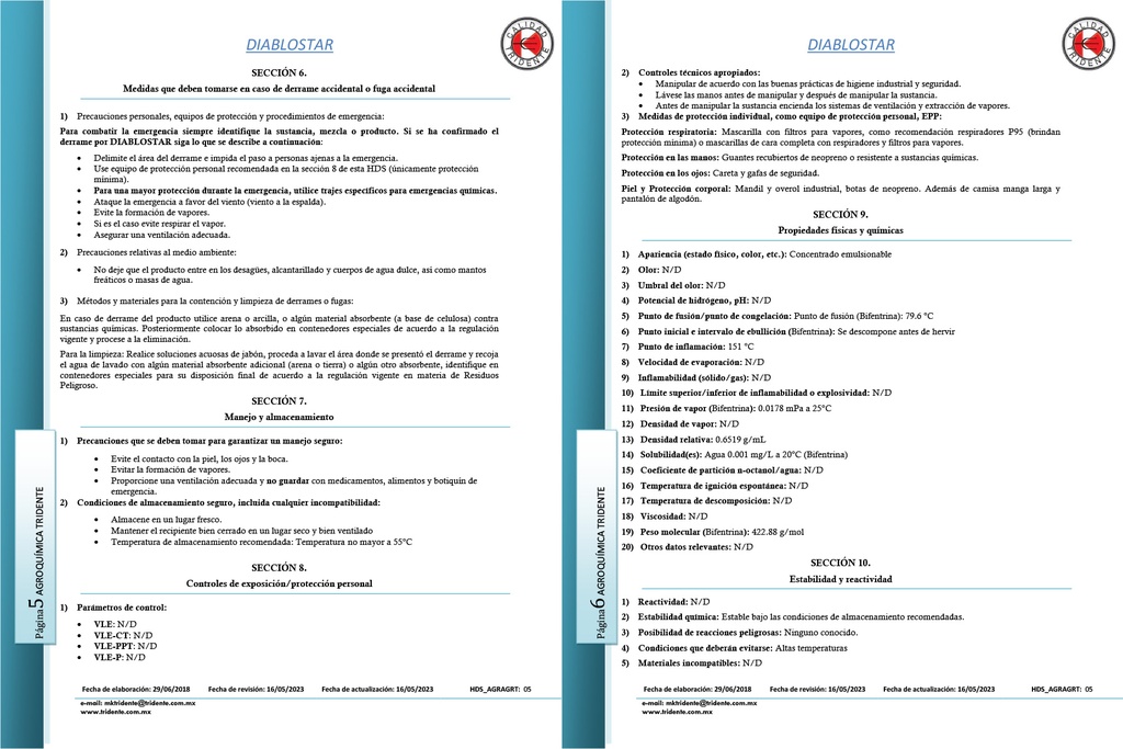 DiabloStar (Bifentrina) - 950ml