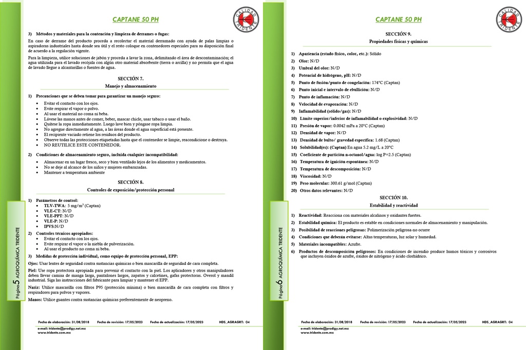 Captane 50WP - 1kg