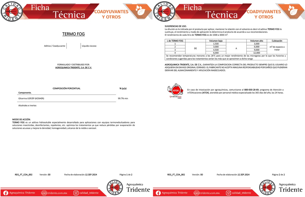 Termo Fog (Aditivo) - 5L