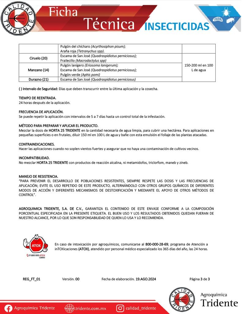 Horta 25 (Diazinon) - 250ml