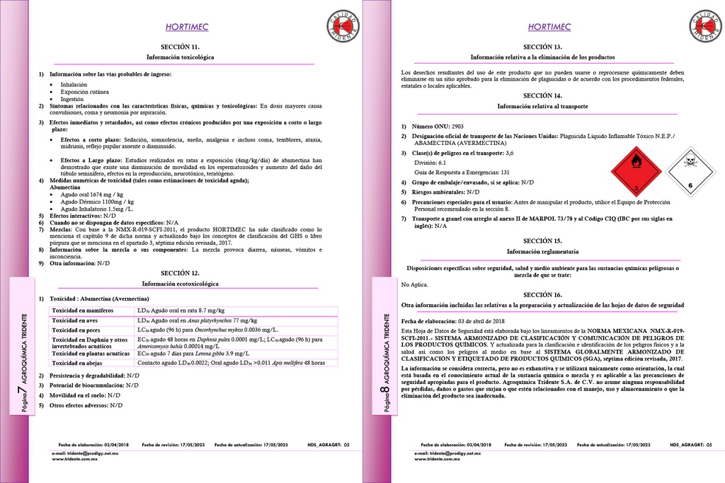 Hortimec 1.8CE (Abamectina) - 1L