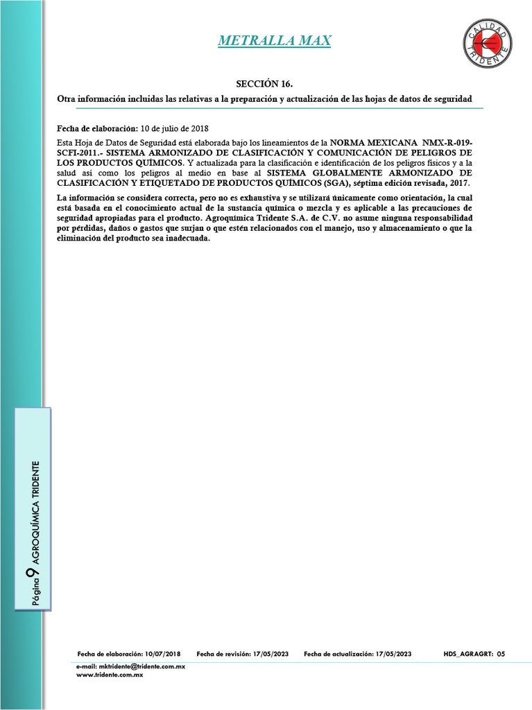 Metralla Max (Imidacloprid+Lambda Cyalotrina) - 250ml