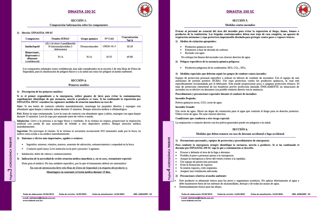 Dinastia 350SC (Imidacloprid) - 200ml