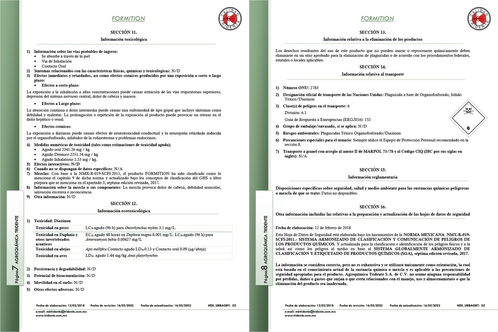 Formition (Diazinon) - 1kg
