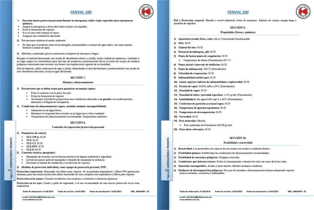 Fenval 100 (Fenvalerato) - 1L