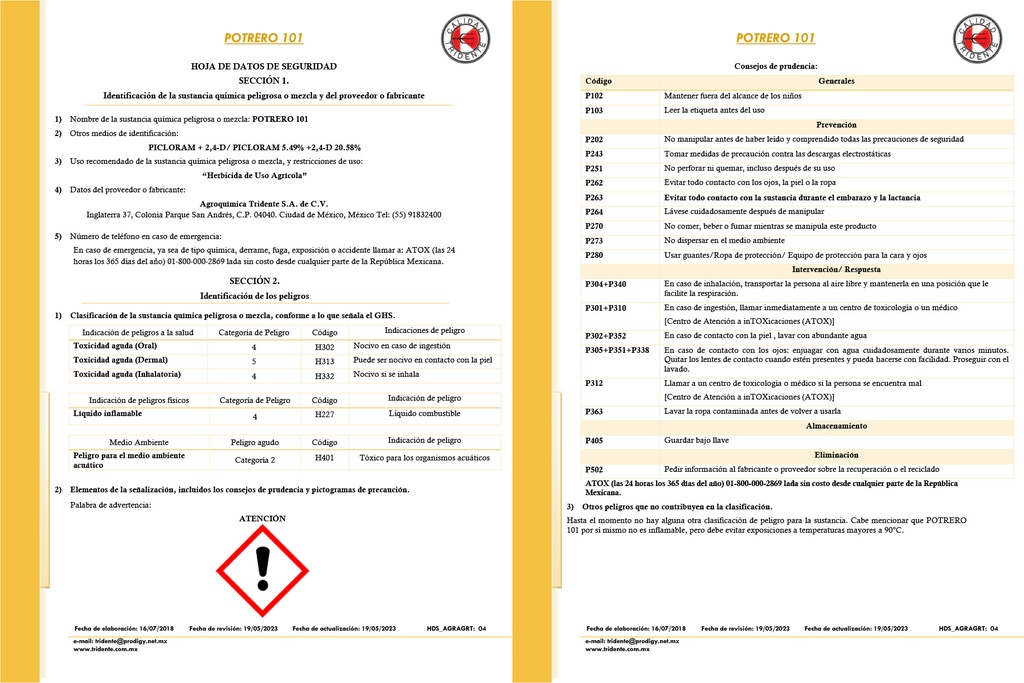 Potrero 101 (Picloram) - 1L