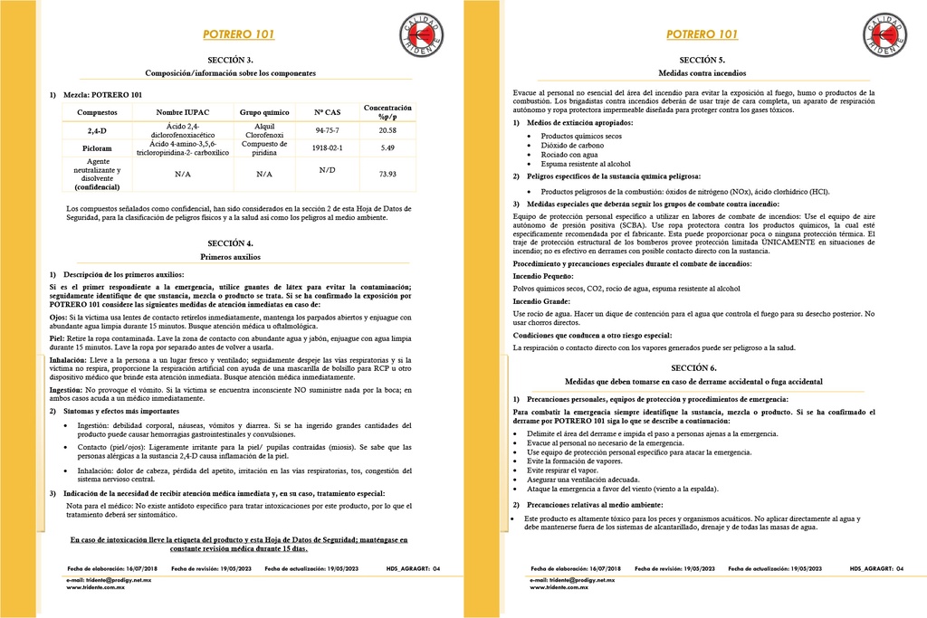 Potrero 101 (Picloram) - 1L