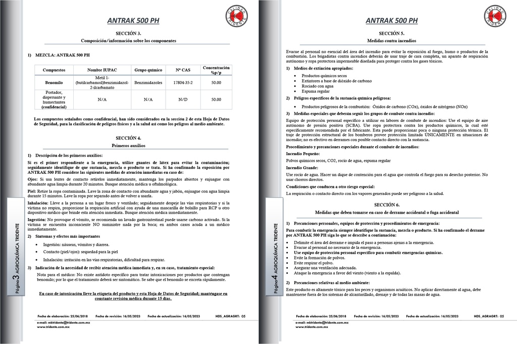 Antrak 50 (Benomilo) - 1kg