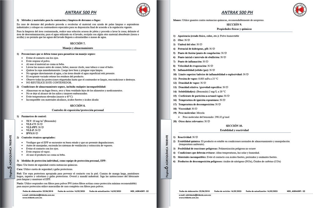 Antrak 50 (Benomilo) - 1kg