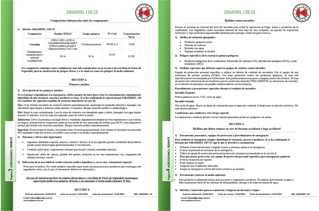 Gramisel 120CE (Cletodime) - 500ml
