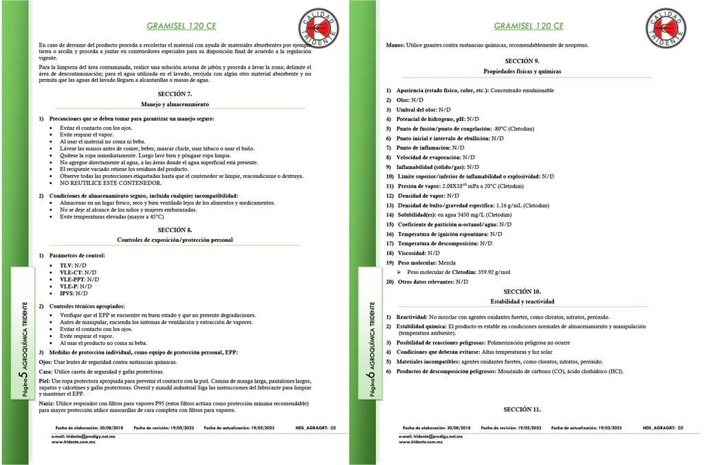 Gramisel 120CE (Cletodime) - 500ml