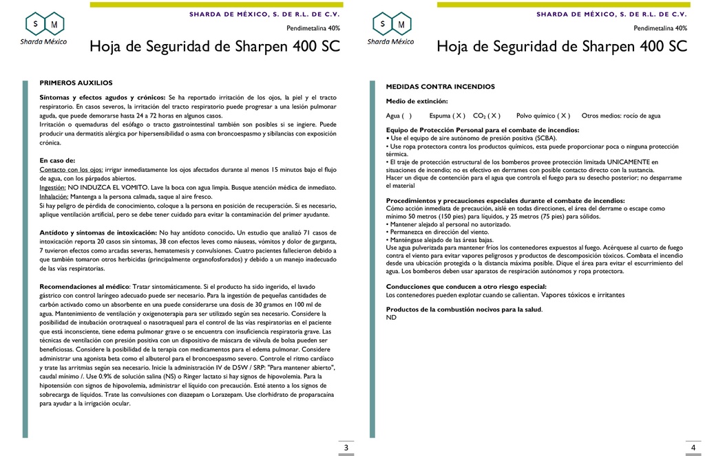 Sharpen (Pendimethalin 40% SC) - 5L