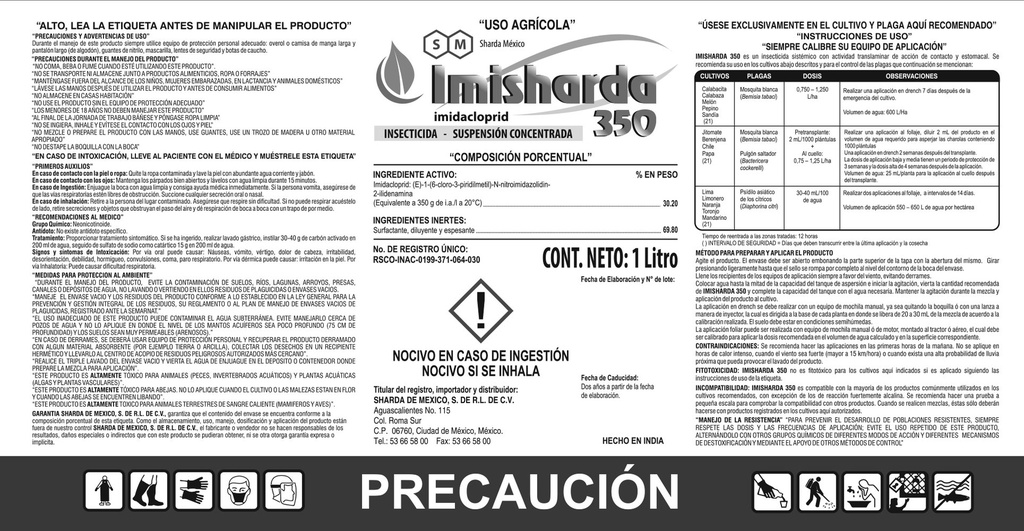 Imisharda 350 (Imidacloprid 35% SC) - 200ml