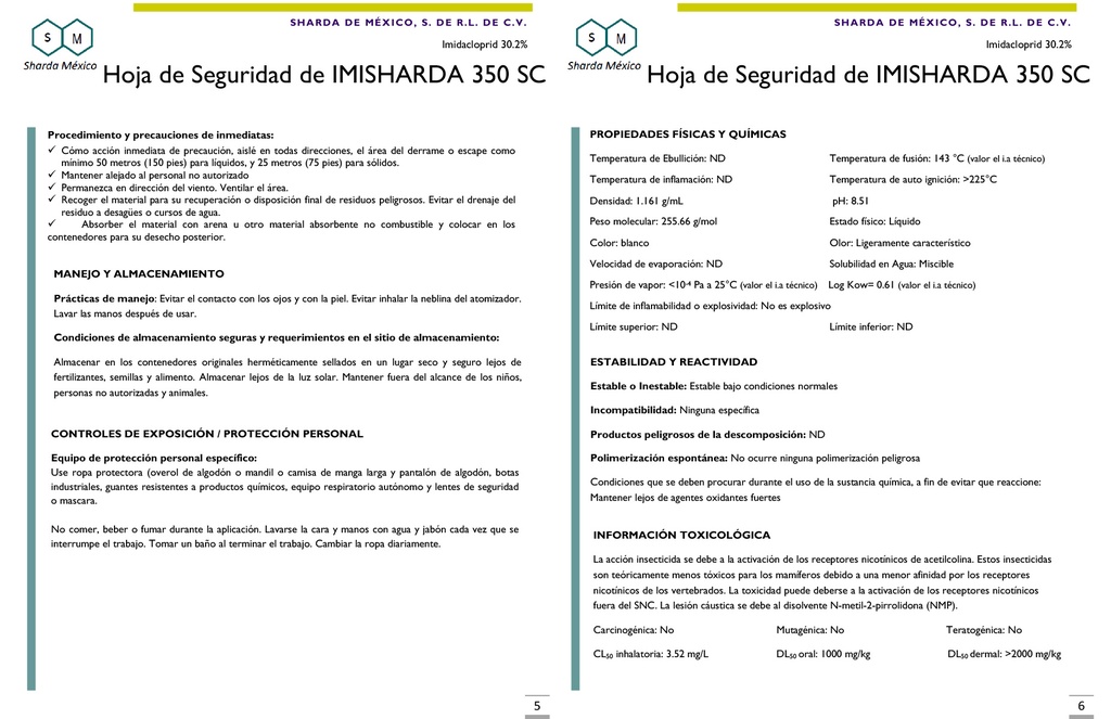 Imisharda 350 (Imidacloprid 35% SC) - 200ml