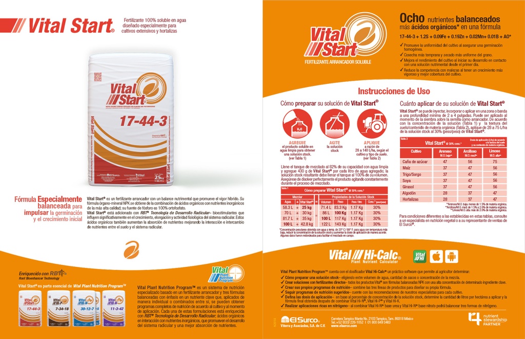 Vital Start (17-44-3) - 25kg