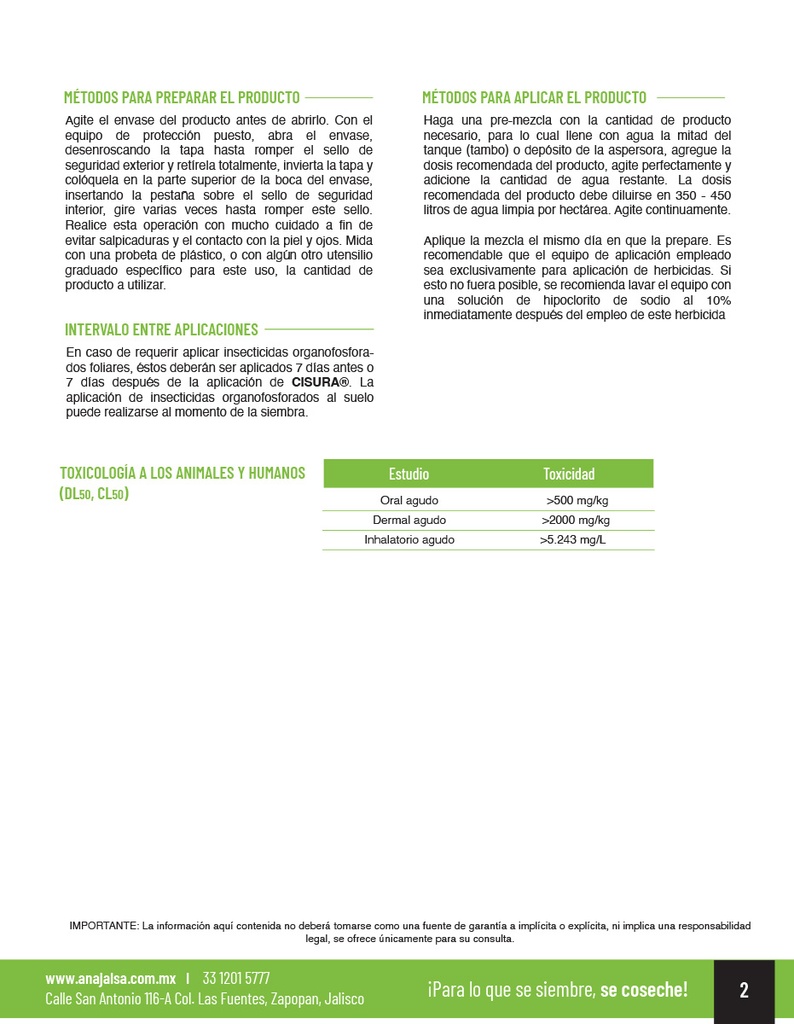 CISURA (NICOSULFURON) - 1L