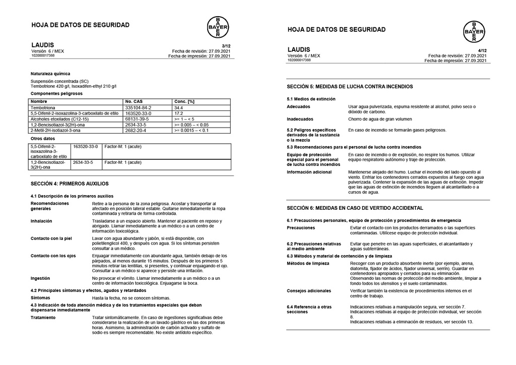 LAUDIS (TEMBOTRIONE) - KIT (300ML+1L)