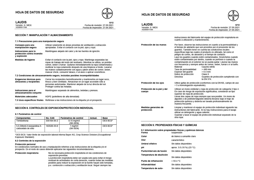 LAUDIS (TEMBOTRIONE) - KIT (300ML+1L)